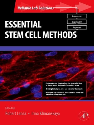 cover image of Essential Stem Cell Methods